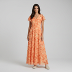 Imogen | Feines Sommerkleid mit Blumenmuster und weichem Fall