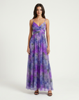 Lottie | Floral Summer Maxi Dress with Feminine Shape