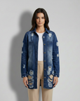 Bronwyn | Distressed Finish Women’s Denim Jacket for Urban Wear