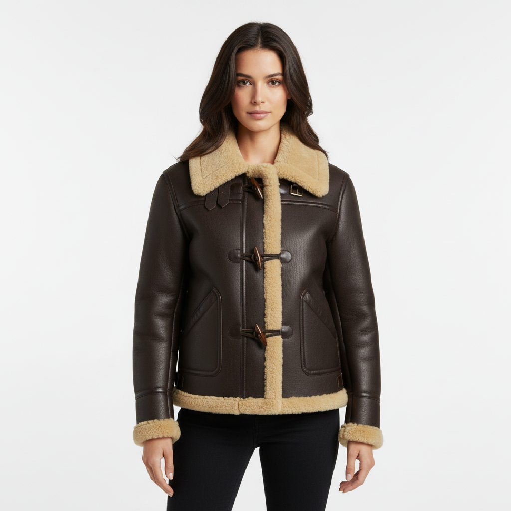 Willow | Elegant Leather Women's Jacket for Modern Style