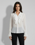 Elowyn | Elegant Long Sleeve Women’s Blouse for Refined Looks