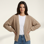 Lucinda | Grob gestrickte Damenstrickjacken mit weichem Volumen