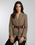 Daphne | Patterned Detail Women’s Blazers with Modern Flair