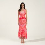 Cassie | Elegantes Sommerkleid für Hochzeitsgäste mit sanftem Fall