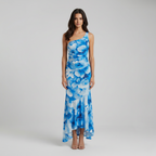 Cassie | Elegantes Sommerkleid für Hochzeitsgäste mit sanftem Fall