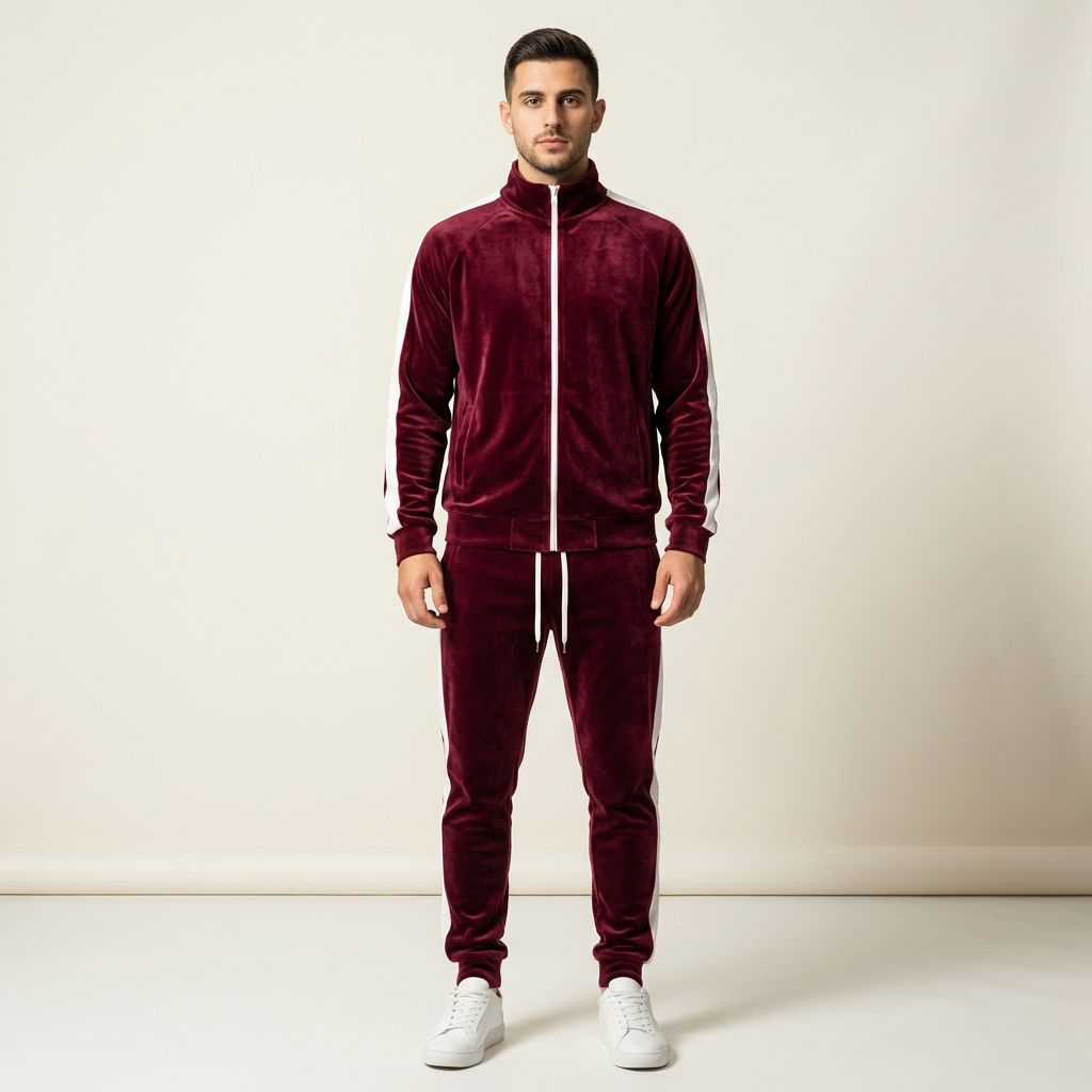 Mitchell | Velvet Comfort Men’s Tracksuit for Elevated Loungewear