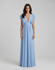 Farrah | Long Sleeve Maxi Dress for Elegant Occasions