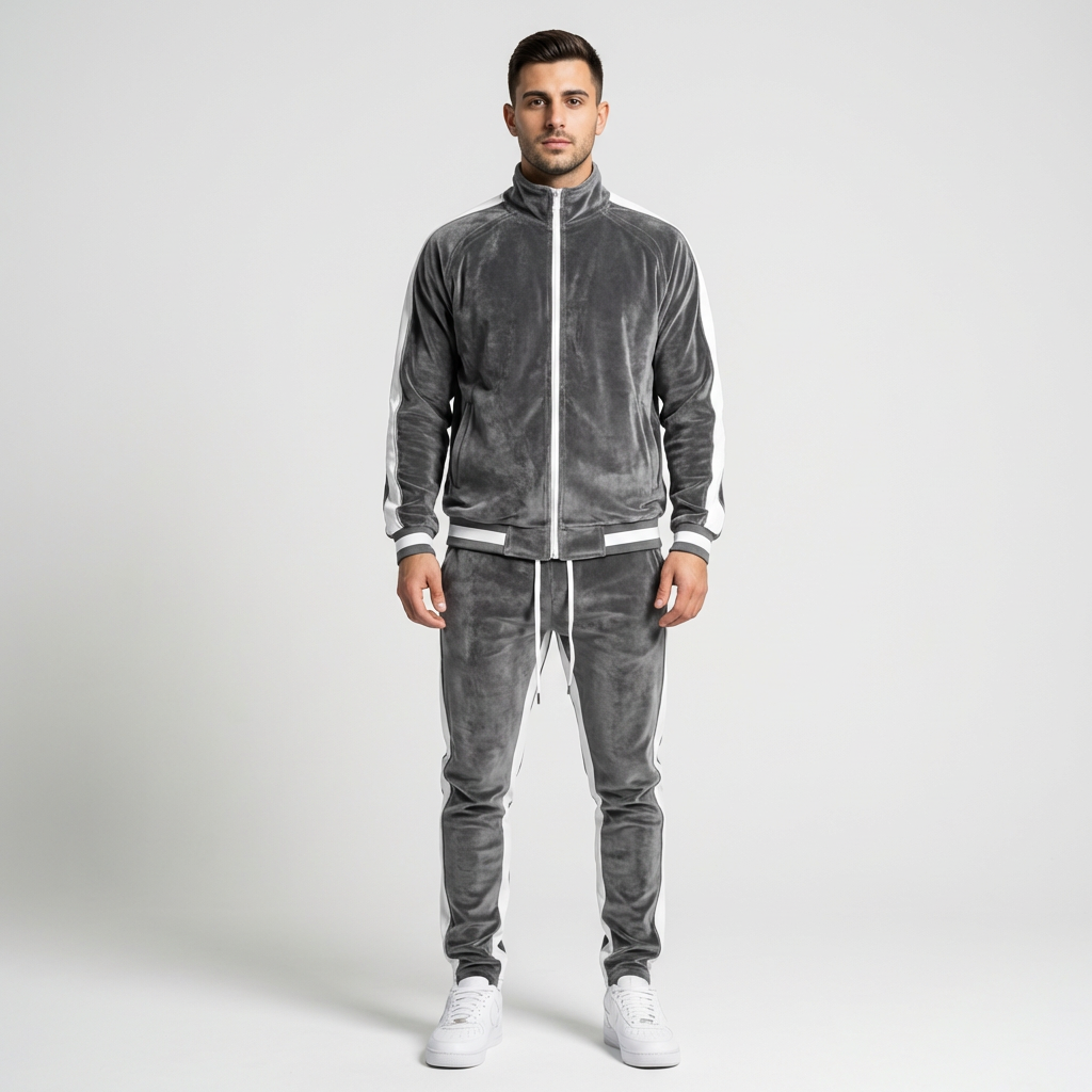 Mitchell | Velvet Comfort Men’s Tracksuit for Elevated Loungewear