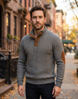 Mitchell | Jacquard Knit Men’s Sweater for Everyday Styling