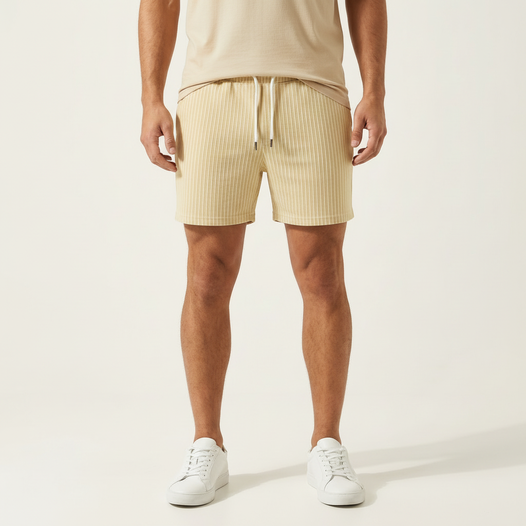 Lucas | Striped Swim-Ready Men’s Shorts with Modern Fit