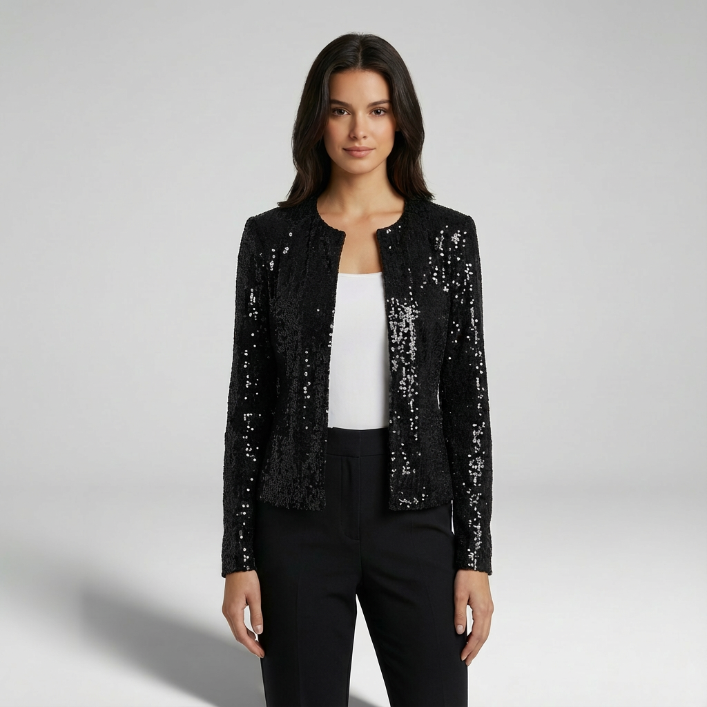 Soreya | Bomber Jacket Women with Dazzling Sequins