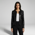 Soreya | Bomber Jacket Women with Dazzling Sequins