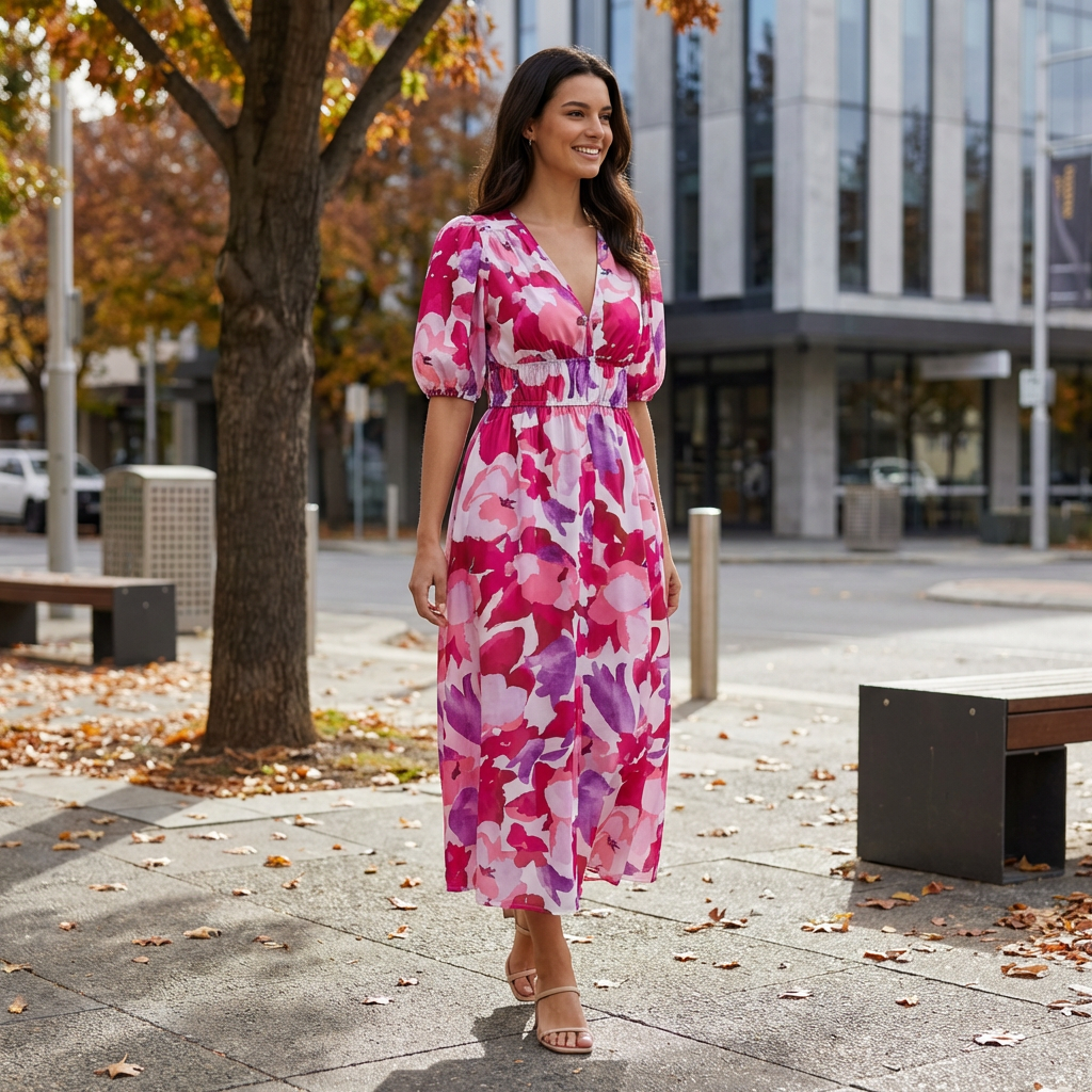 Raizebel | Elegante Sommer-Mittellange Kleider für Warme Tage