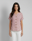Greer | Floral Button Detail Women’s Blouse for Casual Days