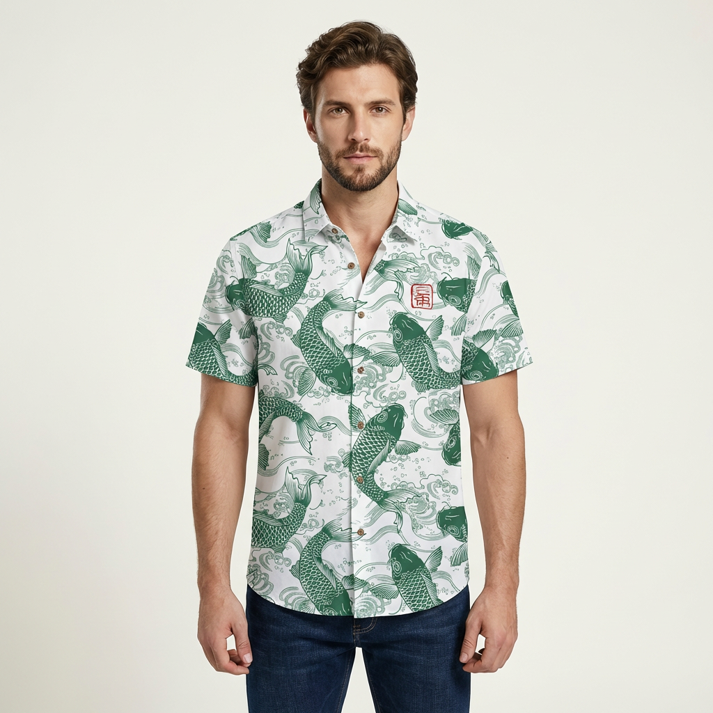 Callan | Vintage Graphic Men’s Shirt for Casual Styling