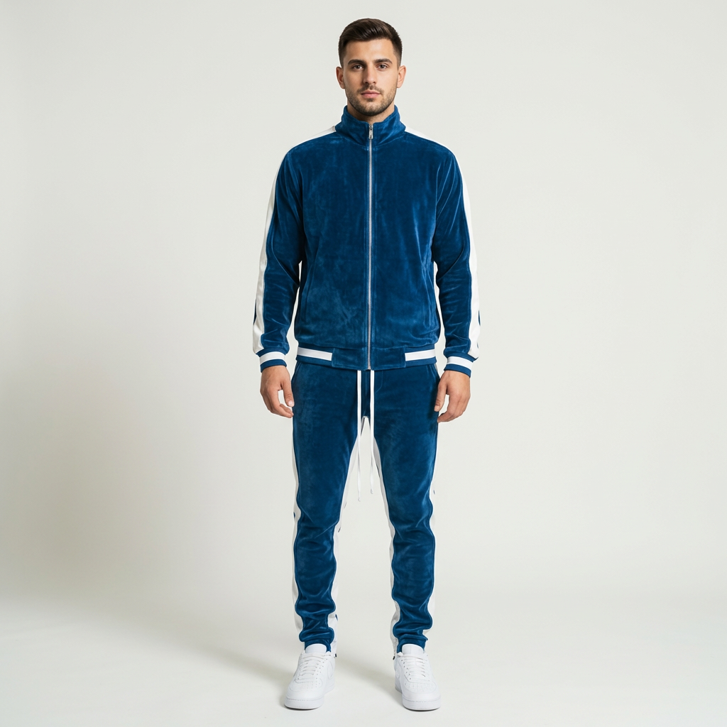 Mitchell | Velvet Comfort Men’s Tracksuit for Elevated Loungewear