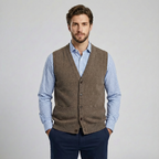 Theo | Moderner Herrenstrickweste für vielseitige Gestaltung