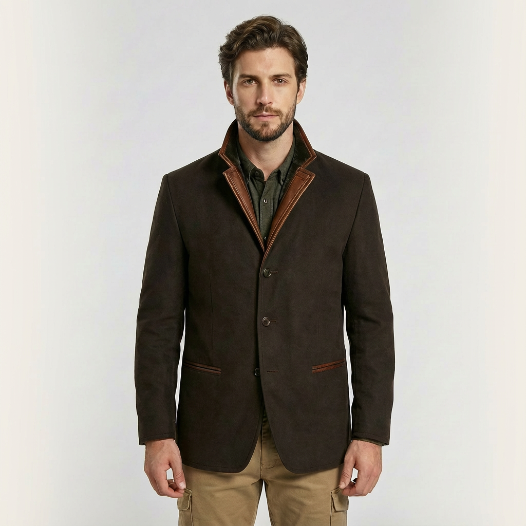 Oliver | Men’s Jacket in Leather for Autumn Style