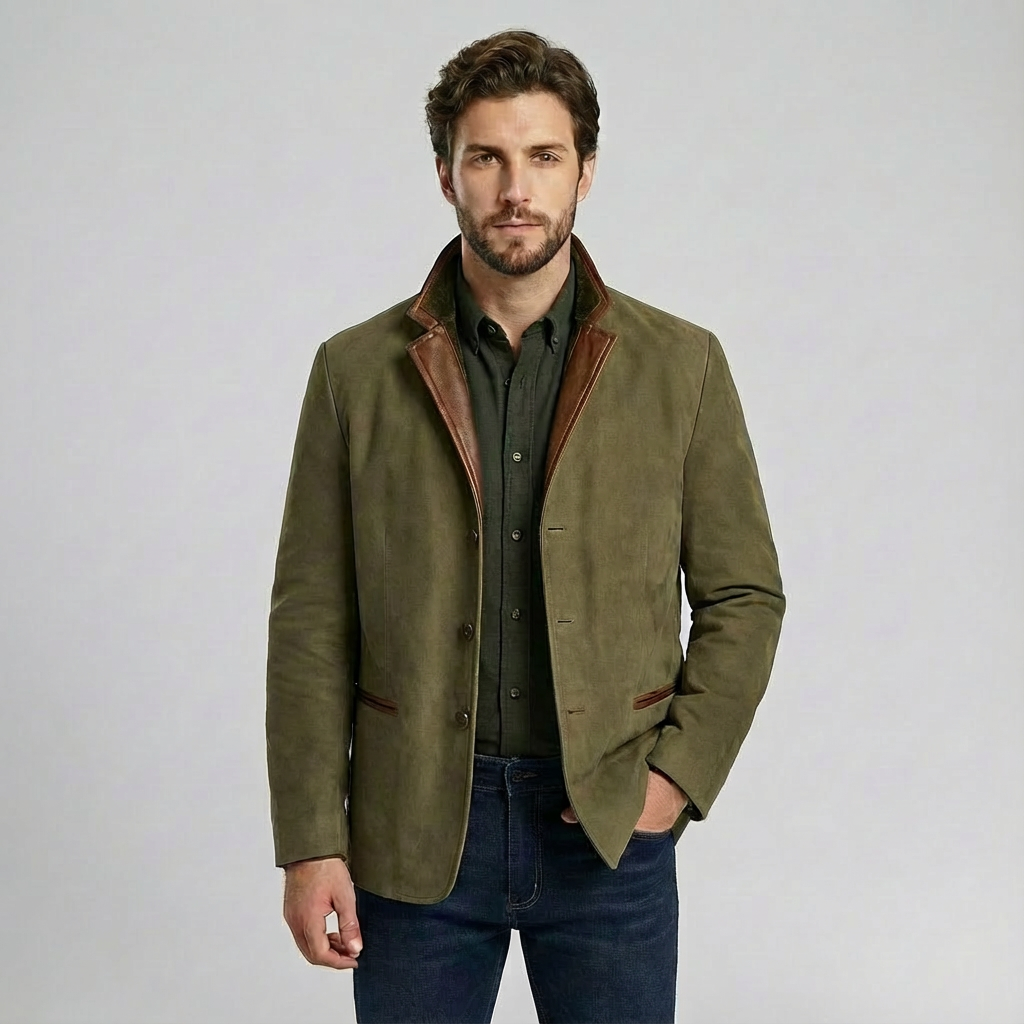 Oliver | Men’s Jacket in Leather for Autumn Style