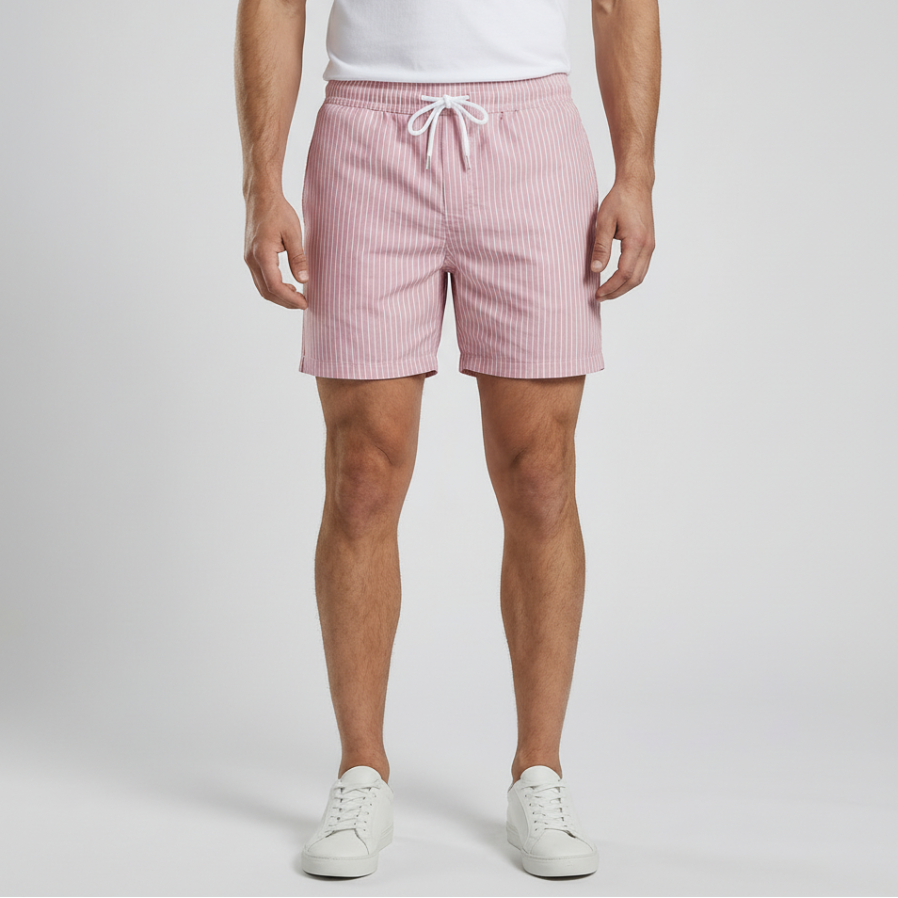 Lucas | Striped Swim-Ready Men’s Shorts with Modern Fit