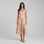 Hope | Blumige Sommer-Mittellange Kleider mit Weiblichem Schwung