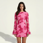 Jade | Blumiges Mini-Sommerkleid für Hochzeitsgäste