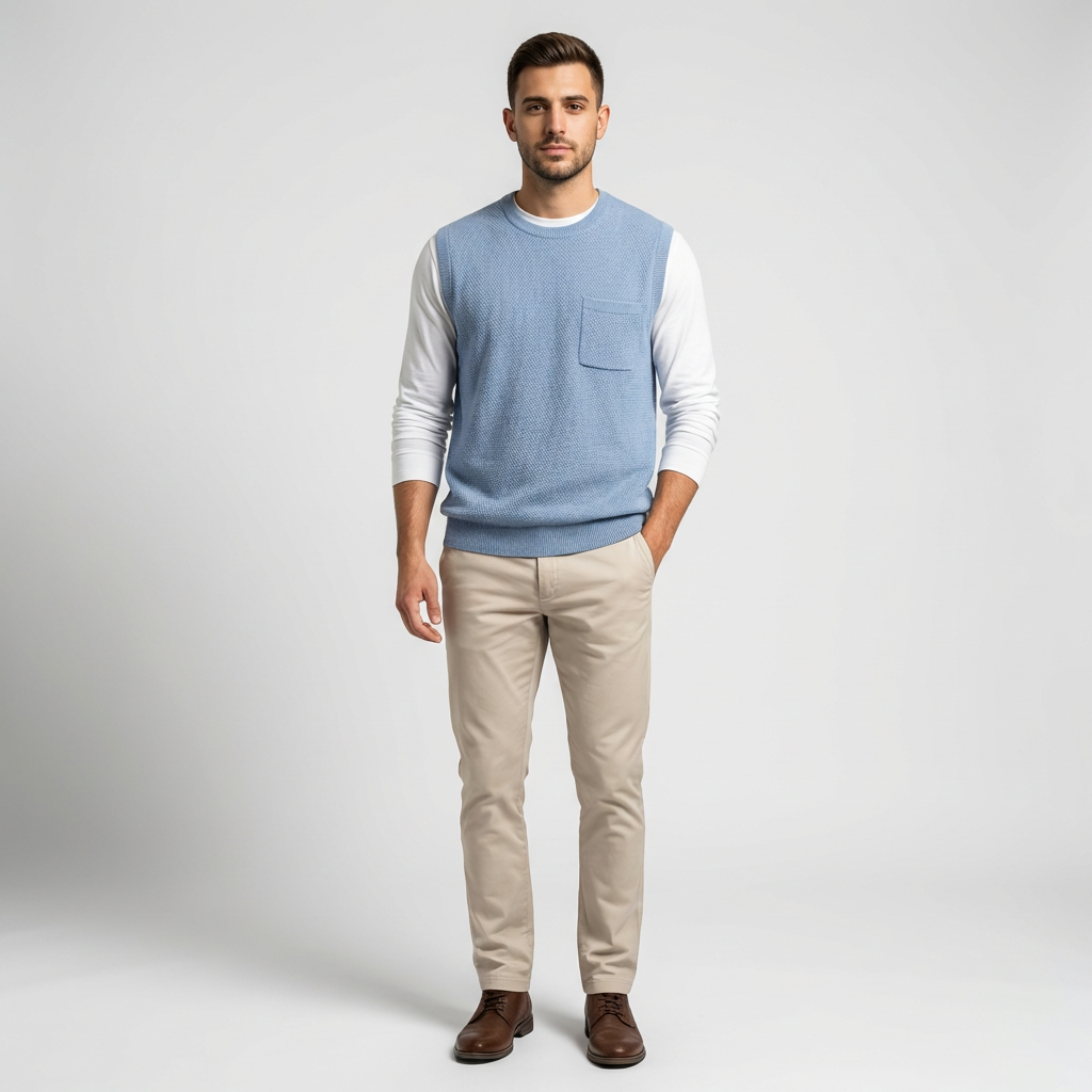 Flynn | Layer-Friendly Men’s Vest with Clean Silhouette