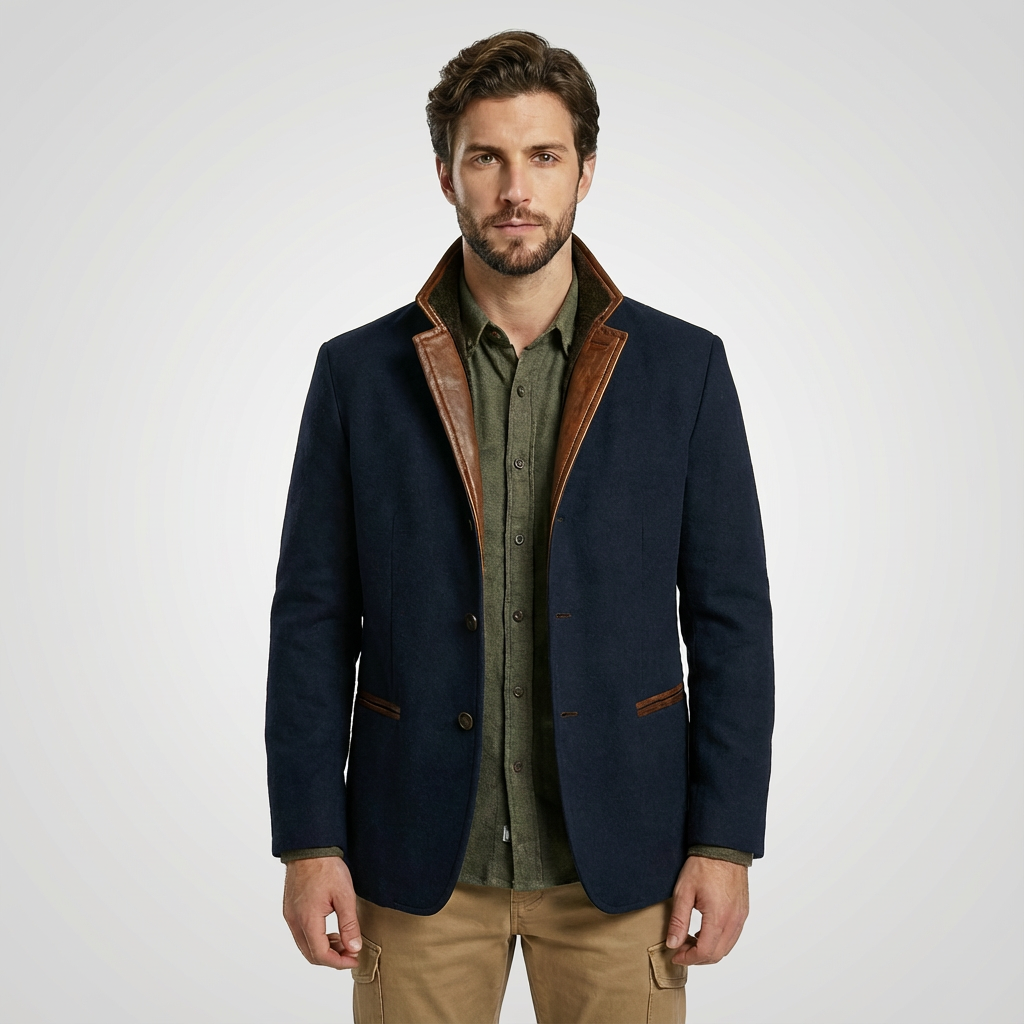 Oliver | Men’s Jacket in Leather for Autumn Style