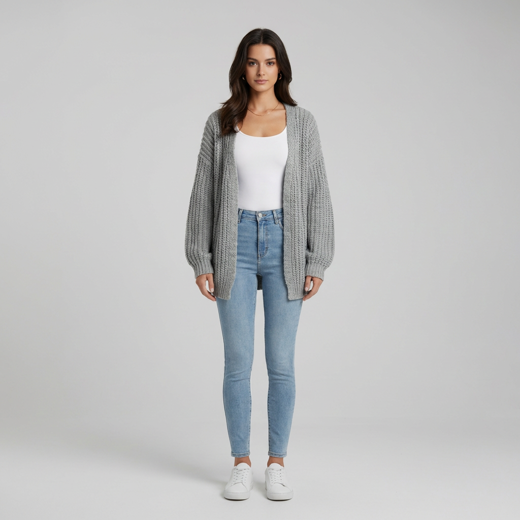 Lucinda | Chunky Knit Women’s Cardigans with Soft Volume