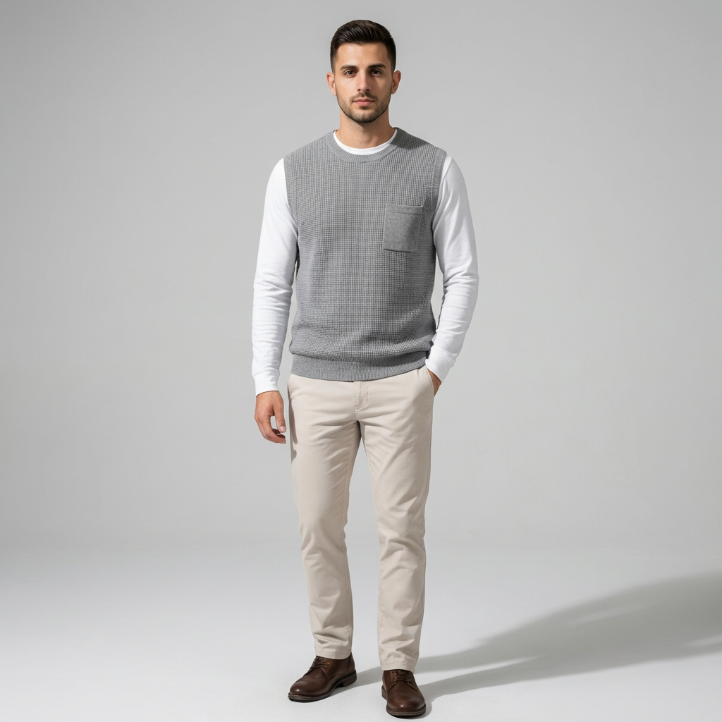 Flynn | Layer-Friendly Men’s Vest with Clean Silhouette