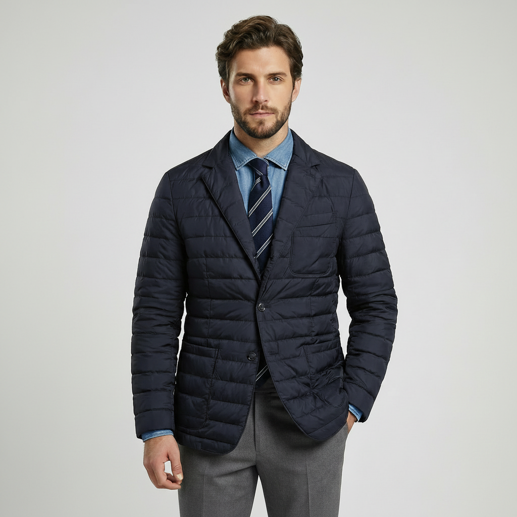 Miles | Men’s Jacket with Quilted Design