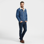 Alex | Schwarze Jeansjacke für Herren mit zeitlosem Stil