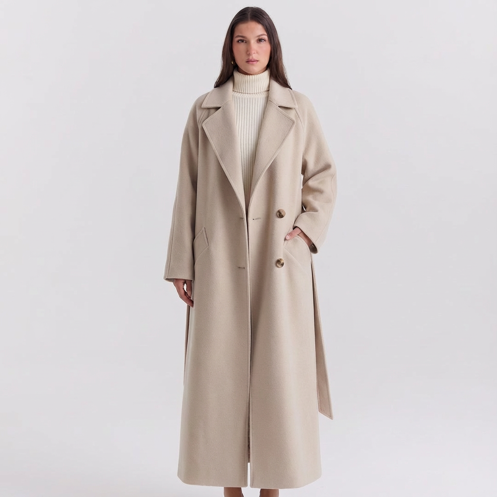 Harriet | Chic Black Trench Coat Women