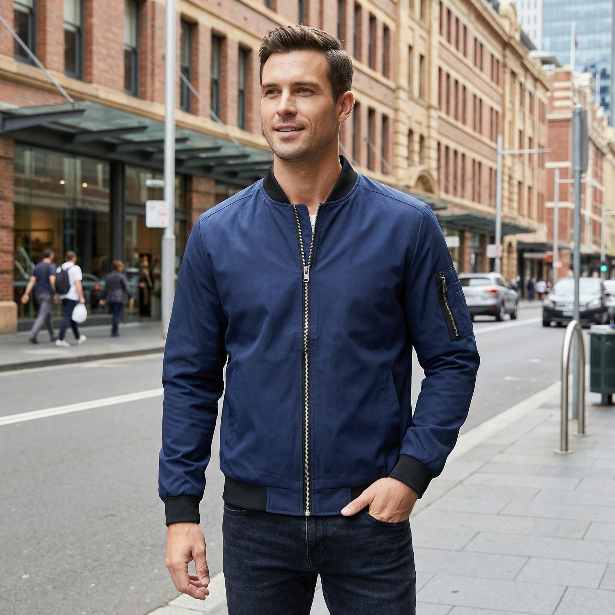 Zaylen | Mens Bomber Jacket with Classic Style