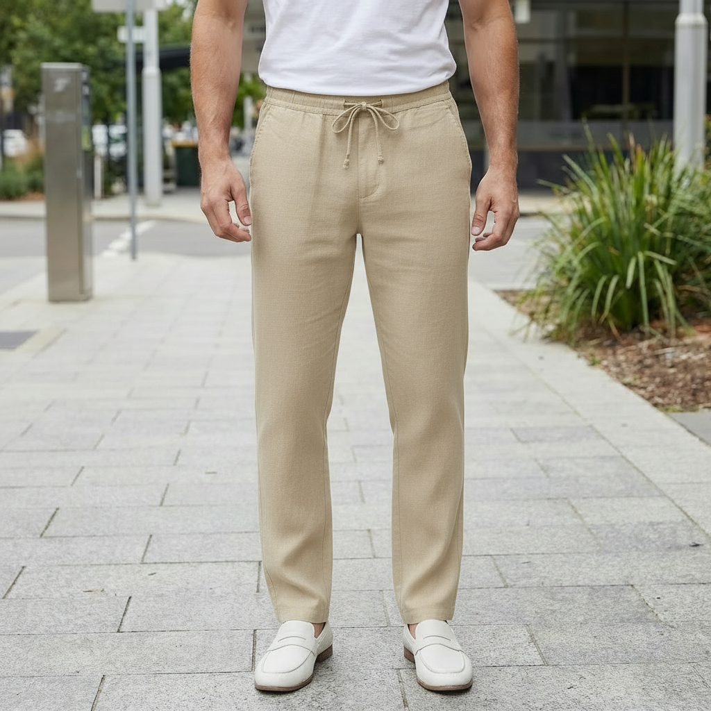 Harrison | Lightweight Linen Men’s Trouser for Summer Wear