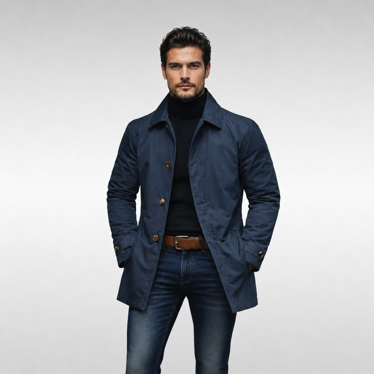 Men's Coat Overcoat Casual | Outerwear