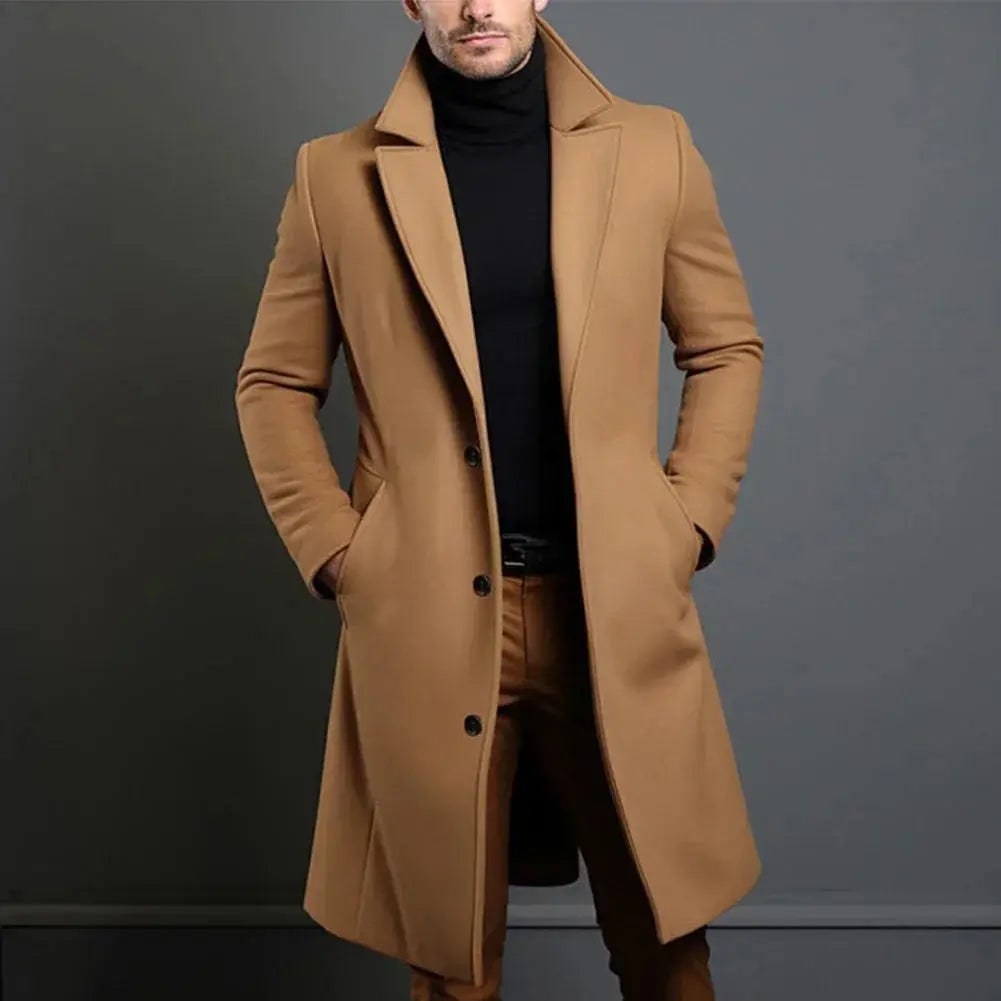Men's Coat Tailored Overcoat | Winter Wear - Image 1