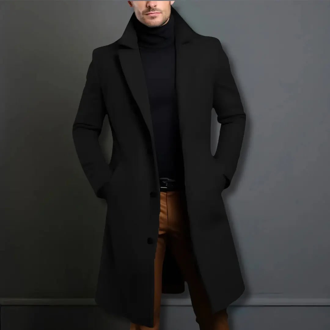 Men's Coat Tailored Overcoat | Winter Wear - Image 3