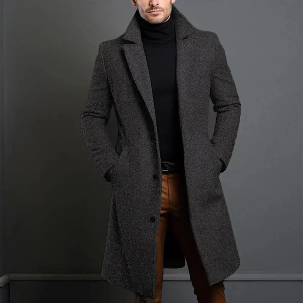 Men's Coat Tailored Overcoat | Winter Wear - Image 8