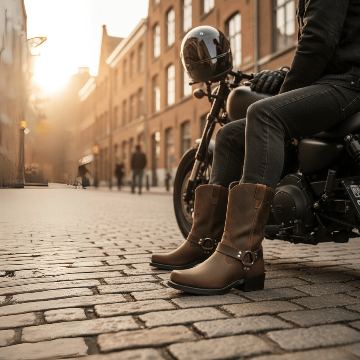 Men's Western Boots Harness Durable | Outdoor Adventure - Image 4