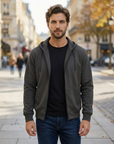 Oscar | Full Zip Men’s Hoodie for Practical Styling