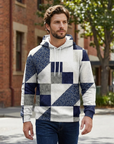 Kade | Casual Texture Men’s Hoodie for Laid Back Days