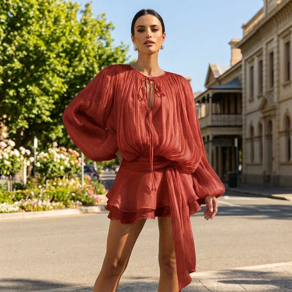 Sophia | Stylish Womens Dress with Pleated Design