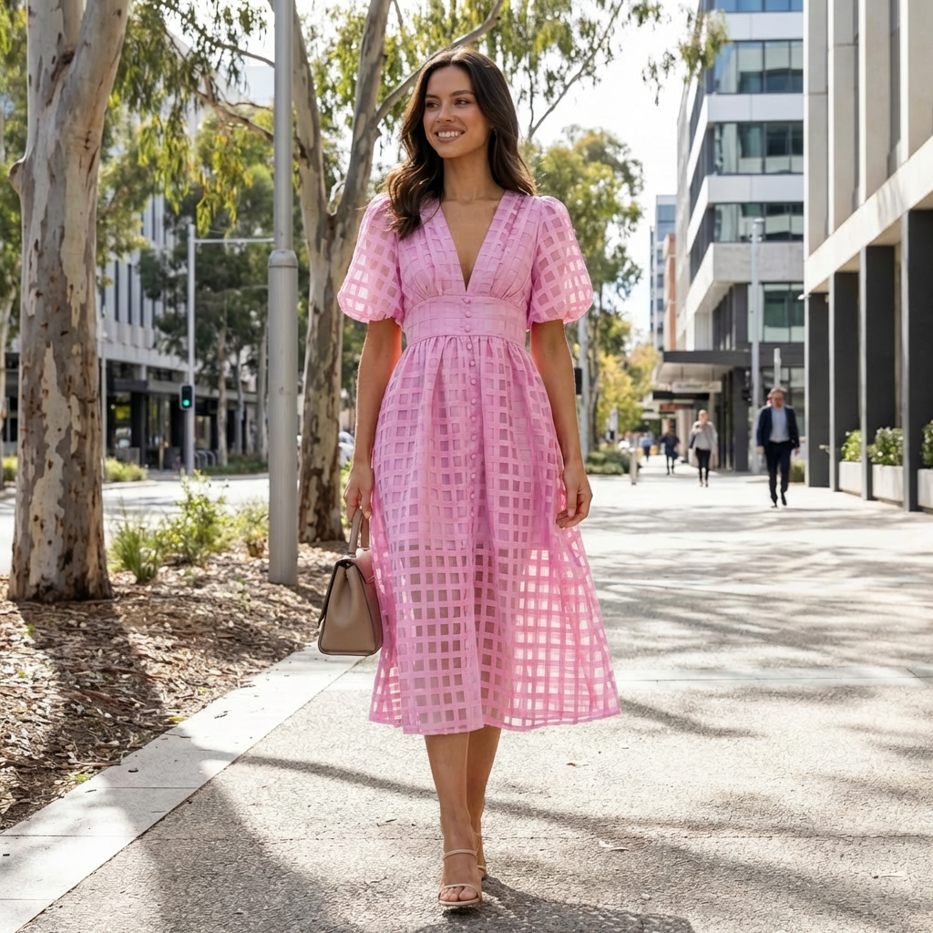 Danielle | Stilvolles Sommerkleid für Hochzeitsgäste bei Tagesveranstaltungen