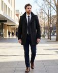 Declan | Strukturierter Herrenmantel im Trenchcoat-Stil für markante Auftritte