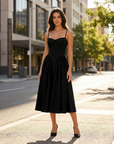 Rhiannon | Damen-Midikleid mit klassischer Form