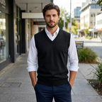 Bailey | Elegante gestrickte Herrenweste mit feinem Design