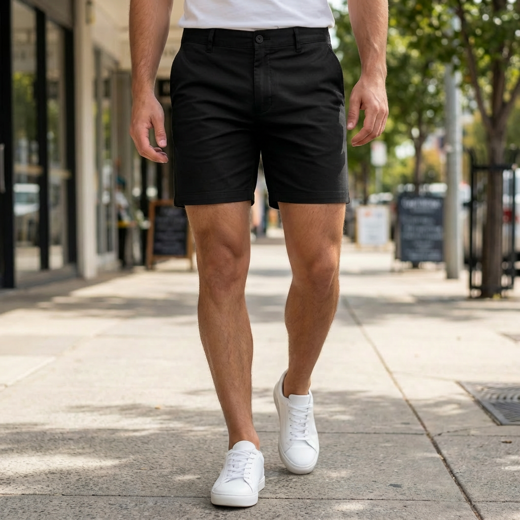 Harrison | Smart Casual Chino Men’s Shorts for Warm Days