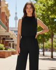 Serena | Damen-Overall mit weitem Bein und elegantem Fall