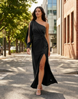Jacinta | Chic Evening Maxi Dress with Modern Shape